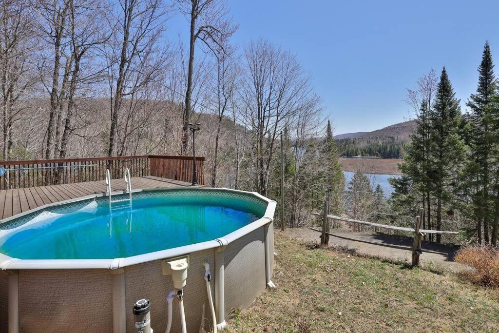 Saint Adolphe D'Howard Le Courchevel Luxe Chalet - Private Pool - Jacuzzi - Ski מראה חיצוני תמונה