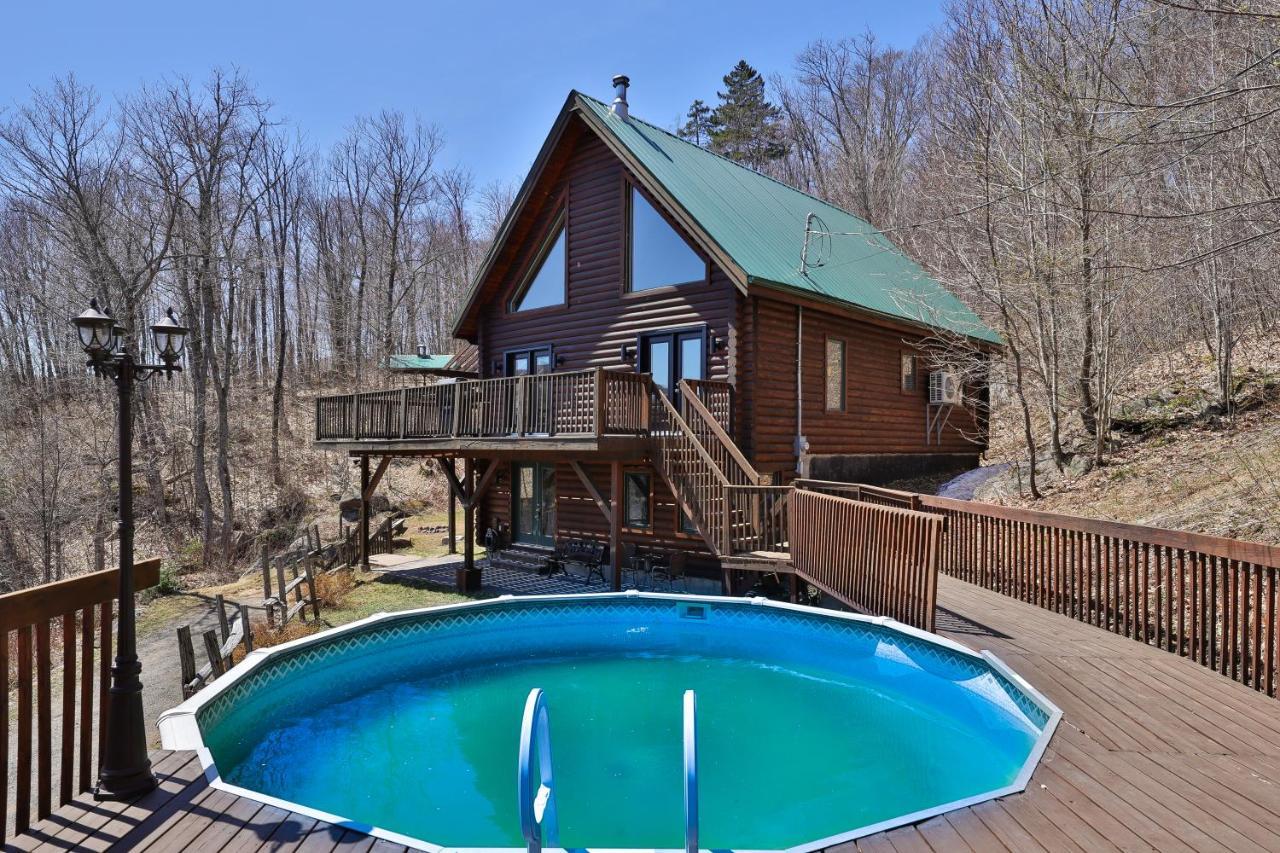 Saint Adolphe D'Howard Le Courchevel Luxe Chalet - Private Pool - Jacuzzi - Ski מראה חיצוני תמונה